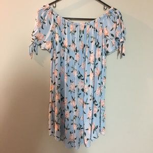 Off The Shoulder Floral Dress